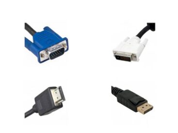 Ekran kartı girişleri: HDMI, DisplayPort (DP), DVI ve VGA