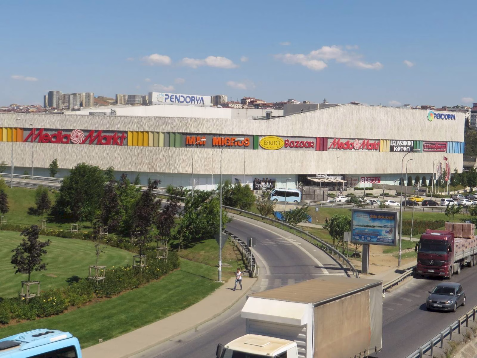 Pendorya AVM çalışma saatleri, mağazalar görsel.