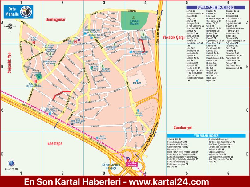 Orta Mahalle Harita