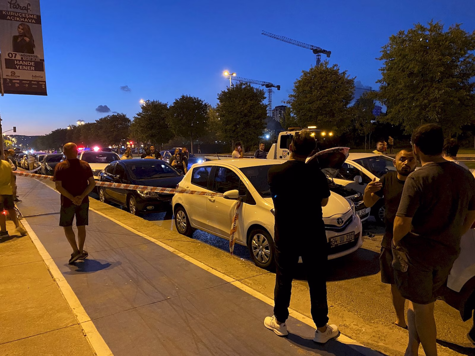 Kartal Sahil Yolunda Trafik Kazası görsel.