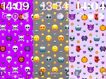 iPhone emoji duvar kağıdı nasıl görsel.