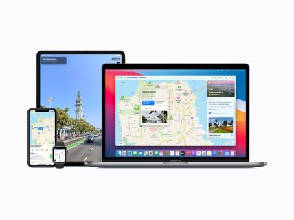 Apple Haritalar’da rota oluşturma görsel.