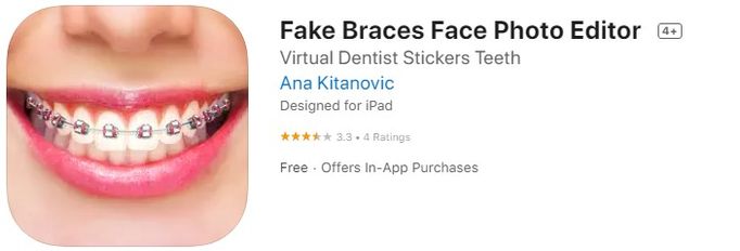 Fake Braces Face Photo Editor