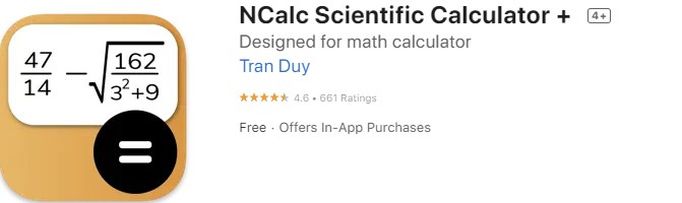 NCalc Scientific Calculator
