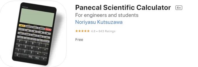 Panecal Scientific Calculator