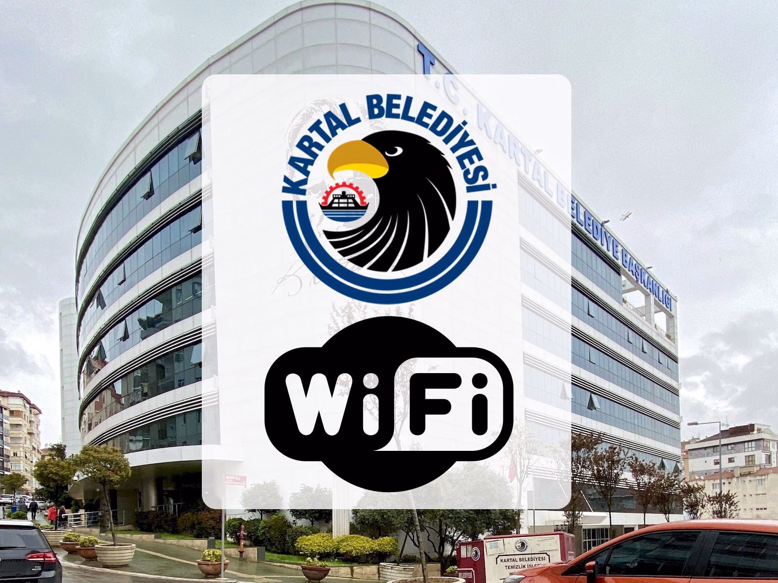 Kartal Belediyesi Wi-Fi nerede ve görsel.