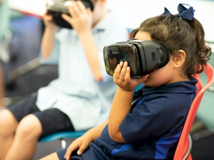 Different types of VR headsets image.