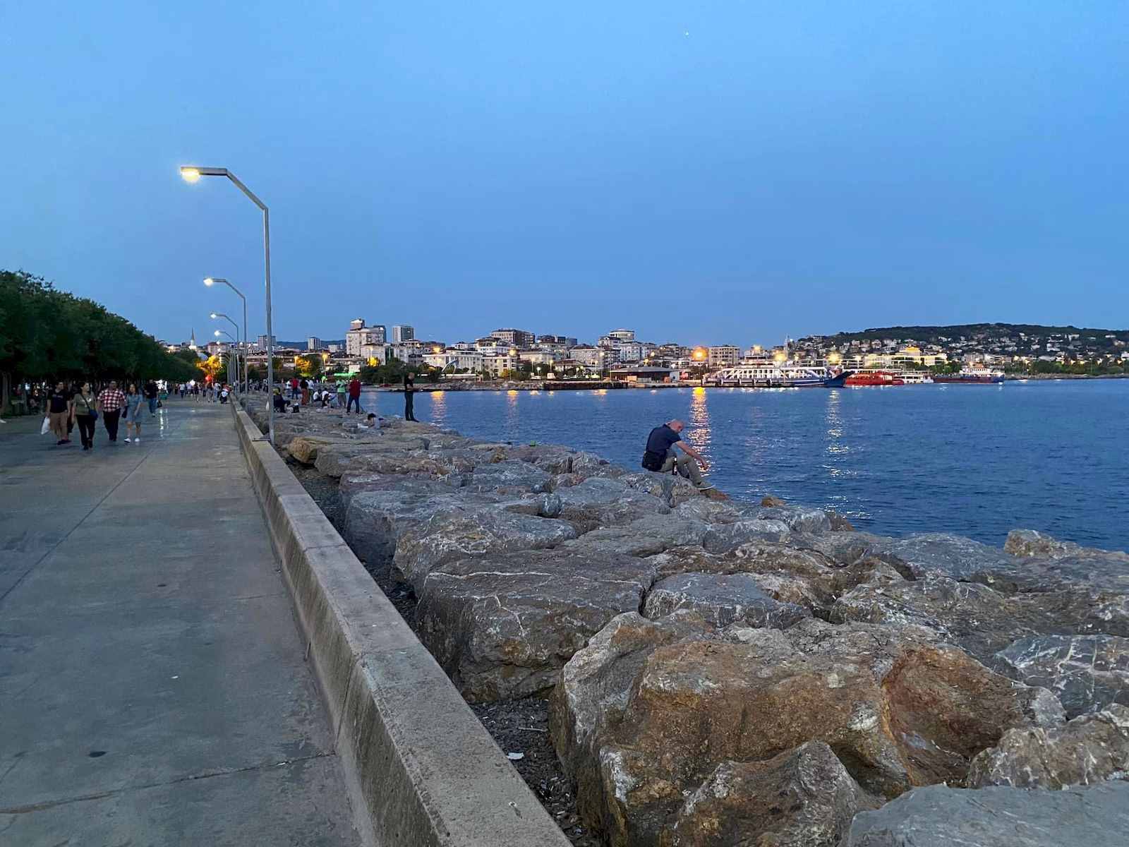 Maltepe’de tsunamiden etkilenecek cadde ve görsel.