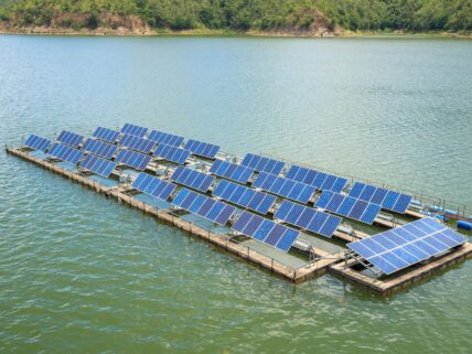 What is a floating solar image.